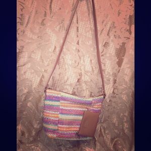 Relic by Fossil Woven Straw Crossbody Bag